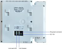 Anjielo - Vidéophone filaire 4 fils avec vision nocturne IR, audio bidirectionnel, étanche IP65, écran LCD 3 pouces pour la sécurité domestique