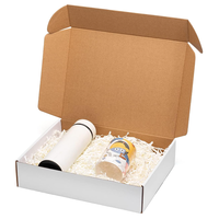 Prix de gros Boîte postale en carton ondulé blanc Boîtes d'expédition en carton pliable Boîte d'expédition à plat