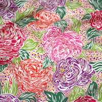 Tissu en coton 100% léger, tissé, imprimé sur mesure, floral, respirant, pour vêtements, costumes, robes, jupes, chemises, garçons, filles