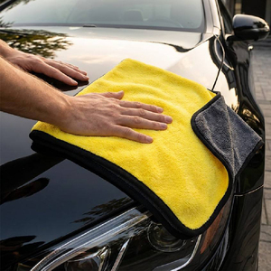 Serviettes de cuisine en microfibre corail super absorbantes, séchage rapide, 600 g/m², pour le nettoyage et le séchage, idéales pour le detailing automobile - Product Image 1