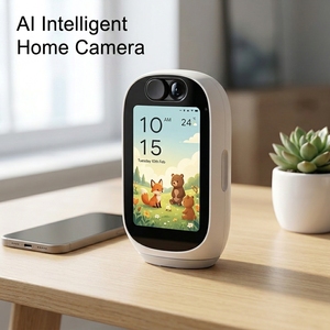 <span class=keywords><strong>Tuya</strong></span> WiFi 355 °   Caméra Intelligente à Suivi Automatique Détection IA Personnes et Animaux 4MP Résolution 2K Appel Vidéo Bidirectionnel Écran 4 Pouces Double Bande - Product Image 1