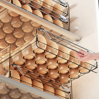 Boîte de conservation des œufs de type tiroir pour la cuisine, de qualité alimentaire, pour 32 œufs, boîte de rangement pour les œufs pour réfrigérateur