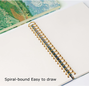 Giấy Dày Hai Mặt 160gsm Giấy Nghệ Thuật Vẽ Không Axit Bền 60 Tờ Giấy Phác Thảo Hỗn Hợp Sách Bìa Cứng Xoắn Ốc A4 - Product Image 5