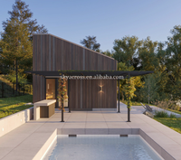 Bâtiments de jardin Extérieur Petites maisons rurales Maison d'été Maisons manufacturées de jardin Maison modulaire préfabriquée à un étage