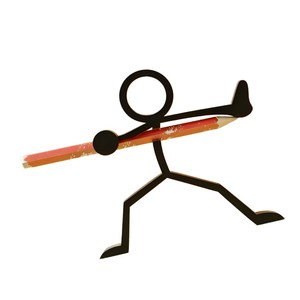 Soporte para Lápices con Figura de Guerrero Impresa en 3D, Divertido Adorno de Escritorio, Figura de Juguete Artística, Regalo Sorpresa Perfecto - Product Image 6