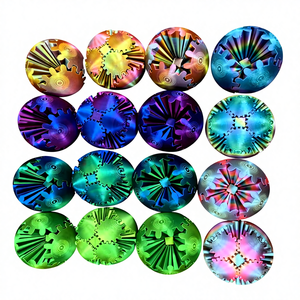 Flor de Engranajes Impresa en 3D: Juguete Antiestrés Listo para Regalar (Alivio del Estrés para Amigos y Colegas) - Product Image 1