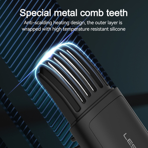 แปรงหวีผมและเครา <span class=keywords><strong>Lescolton</strong></span> 5000mah 2 in 1 สำหรับผู้ชาย พกพาสะดวก ใช้ได้ทั้งที่บ้านและเดินทาง หวีร้อนไฟฟ้า หวีจัดแต่งทรงเครา - Product Image 5