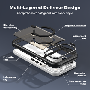 Coque de téléphone transparente antichoc pour iPhone 18 Pro, coque magnétique transparente avec charge sans fil pour iPhone 18 17 16 Pro Max - Product Image 6