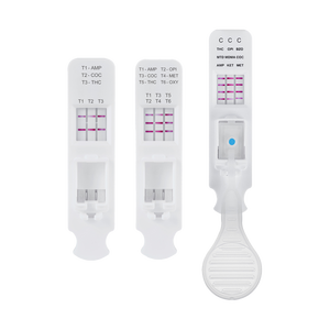 Kit de Prueba de Detección de Múltiples <span class=keywords><strong>Drogas</strong></span> <span class=keywords><strong>en</strong></span> <span class=keywords><strong>Saliva</strong></span> Portátil, Dispositivo Médico para Detección de Abuso de Sustancias <span class=keywords><strong>en</strong></span> Sitio, Fabricante con Certificación SGS ISO 13485 - Product Image 2