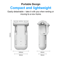Ouvre-rideau intelligent WiFi Tuya, moteur électrique automatique, commande vocale, compatible avec Alexa et Google Home, pour salon moderne, bureau