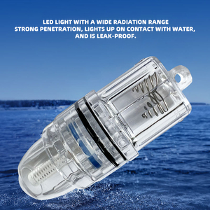 Lampe <span class=keywords><strong>de</strong></span> pêche LED submersible 4,3 pouces, étanche, super lumineuse, pour attirer les poissons, avec clip pour poisson-sabre et poisson-tilefish - Product Image 2