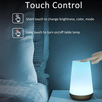 Lampe de chevet intelligente contrôlée par application, rechargeable par USB, pour chambre d'enfant