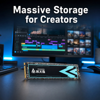Solid State Drive M.2 NVMe Kapasitas Besar 512GB 1TB 2TB PCIe Gen3x4 2280 Solusi Peningkatan Hard Disk Internal untuk Penyimpanan Data