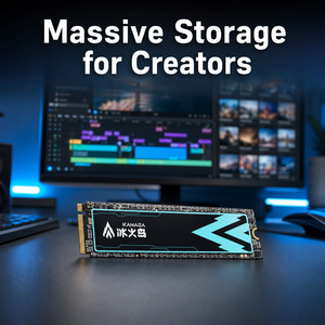 Solid State Drive M.2 NVMe Kapasitas Besar 512GB 1TB 2TB PCIe Gen3x4 2280 Hard Disk Internal untuk Penyimpanan Data - Product Image 3