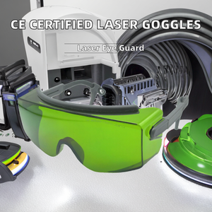Gafas de Seguridad Láser de 1064nm para Máquina de Marcado y Corte Láser de Fibra, Tipo de Absorción YAG, Gafas de Seguridad OD 6+ - Product Image 2