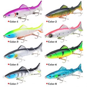 Señuelo de Pesca Duro, Cebo Artificial de 3 Articulaciones, 13cm/18g, Minnow Grande, Atrae Lubina, Peces de Agua Dulce, Salmón y Bagre - Product Image 4