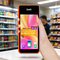 Terminal de point de vente portable Android MT8766V, écran tactile capacitif de 5,45 pouces, NFC, caisse enregistreuse portable pour les scénarios de paiement