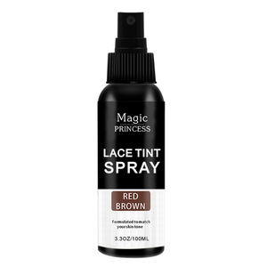 Pizzo tinta Spray 100Ml <span class=keywords><strong>3</strong></span> colori Private Label per parrucca in pizzo Esay da usare e non appiccicoso pizzo tinta Spray parrucca Spray - Product Image 1
