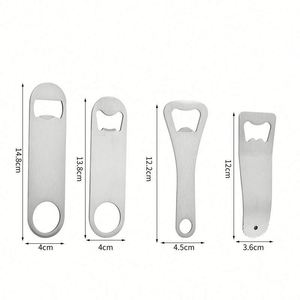 Abridor de Botellas de Cerveza Plano de Acero Inoxidable Resistente para Bar, Restaurante, Barman o Cocina - Product Image 2