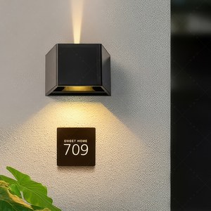 Miễn Phí Thiết Kế Hiện Đại Cửa Số Mảng Bám Nhà Số Phòng Dấu Hiệu Chiếu Sáng Nhà Địa Chỉ Tên Dấu Hiệu Cửa Tấm Số - Product Image 6