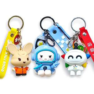 Sinh thái thân thiện OEM ODM vòng chìa khóa sản xuất làm cho Keyring logo cao su Keychain tùy chỉnh 3D mềm PVC Móc Chìa Khóa tùy chỉnh móc chìa khóa - Product Image 1