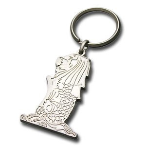 Porte-clés en métal aluminium 3D en relief, souvenirs promotionnels et de voyage - Product Image 6