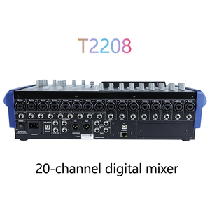 Professional 20-channel Digital <strong>Mixer</strong> Console with 7-inch OLED High-definition Capacitive Touchscreen Electric Faders Metal - Product Image 2