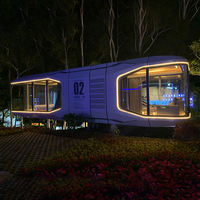Support personnalisé complet mobile minuscule capsule modulaire maison de conteneur préfabriquée