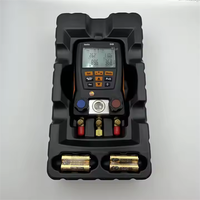 Originele Testo 549 instapmodel digitale manifoldmeter met kalibratiecertificaat, koudemiddel-drukmeter voor airconditioning