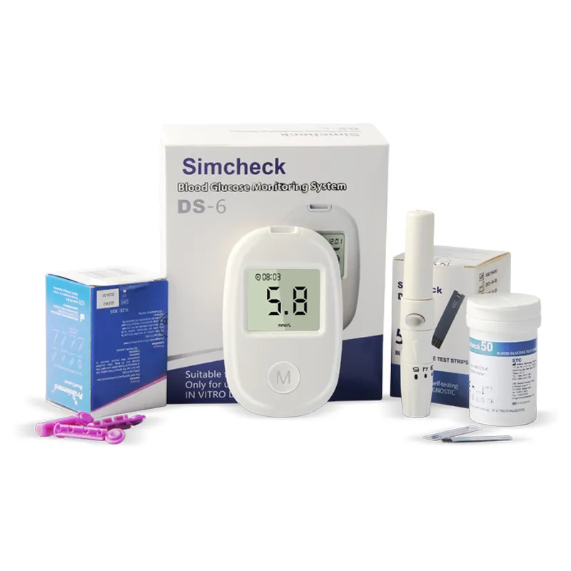 Free Sample Portable Blood Sugar Test Blood Glucose Monitor For Home Hospital