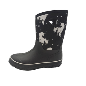 Botas de Agua para Niño con Estampado Personalizado, para Invierno/Verano/Otoño, Cómodas y Cálidas, con Forro de Algodón y Plantilla de Goma - Product Image 4