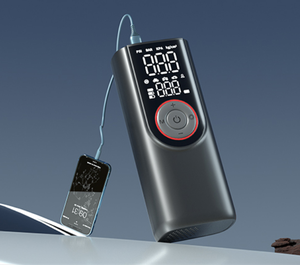 Compresseur d'air rechargeable, nouveau modèle, gonfleur de pneus 150 PSI pour voiture, vélo, ballon, 12V, <span class=keywords><strong>Abarth</strong></span>, voiture, moto, scooter, vélo, pneu de vélo - Product Image 3