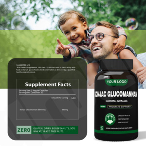 <strong>Bulk</strong> Glucomannan Konjac Root Extract Capsule Food <strong>Supplement</strong> Konjac Glucomannan Capsules - Product Image 2