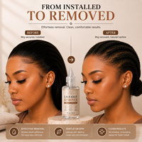 Spray professionnel dissolvant de colle pour perruques, adhésif pour perruques Lace Front, Frontal et Closure