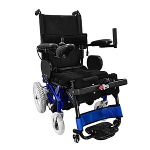 アームレストスタンドアップ電気車椅子フリップアップ快適な安全レグレストベルト付き - Product Image 2