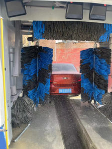 Machine de lavage de voiture sans contact électrique 3 phases 380V 50HZ >1500W Sortie Cadre en acier galvanisé à chaud à bras unique - Product Image 4