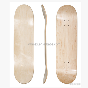 Planche de skateboard vierge personnalisable avec logo, 31x8 pouces, en bois d'érable 7 plis, double kick, planche professionnelle - Product Image 1