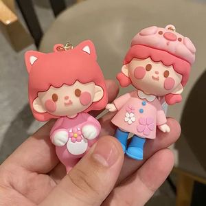 2025 Cartoon Anime Cute 3D <b>Key</b> Chain Kids Gift Toys Doll <b>Key</b> Chain Bag Pendant <b>Key</b> <b>Rings</b> - Product Image 6