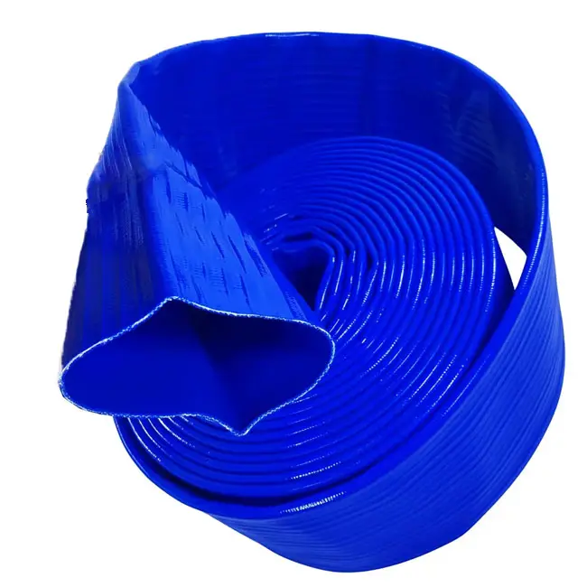 Flexibler flachlegierter Schlauch Gummi/TPU/Polyester industrielle landwirtschaftliche Verwendung PVC Rohr Entladungsrohr Rolling Molding