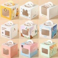 Emballage alimentaire soufflé pour gâteaux, pâtisseries et pizzas, facile à transporter, économique, avec doublure en éponge personnalisée, revêtement UV, gaufrage et matériaux recyclés