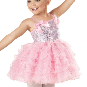 Robe <span class=keywords><strong>de</strong></span> tutu <span class=keywords><strong>de</strong></span> princesse mignonne pour enfants, jupe à sequins, costume <span class=keywords><strong>de</strong></span> <span class=keywords><strong>danse</strong></span> pour spectacle - Product Image 1