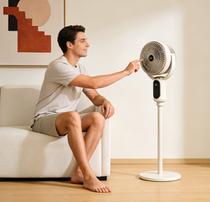 Ventilateur sur pied de qualité supérieure, prise AU, 220-240V, 6 vitesses, oscillation 3D, télécommande, pour la maison, le bureau, la chambre - Product Image 3