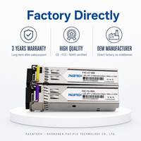 Transceiver optique SFP 1.25G BIDI à fibre unique 1490nm/1550nm 160km LC DDM SMF, transceivers SFP Finisar