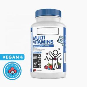Las mejores gomitas multivitamínicas para adultos Vitaminas a <span class=keywords><strong>B</strong></span> C D E Vegetariano Sin OGM Sin <span class=keywords><strong>gluten</strong></span> Sin azúcar - Product Image 1