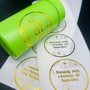 สติกเกอร์ไวนิลติดด้วยตนเองสำหรับขวดอาหารและฉลากบรรจุภัณฑ์สำหรับกระป๋องสั่งทำ - Product Image 1