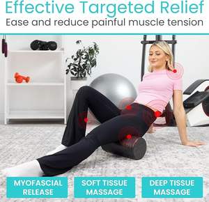 耐久性のあるEVAローラーフォームソフトヨガフィットネスピラティスローラーマッサージフォームローラー - Product Image 6