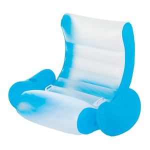 Chaise berçante <span class=keywords><strong>gonflable</strong></span> transparente pour adultes, canapé flottant de <span class=keywords><strong>piscine</strong></span> en PVC durable avec conception <span class=keywords><strong>gonflable</strong></span> pour la natation, la relaxation - Product Image 1