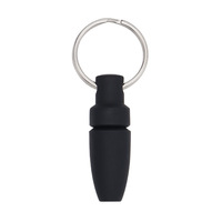 Perforateur de cigares portable avec clip porte-clés, coupe-lame en caoutchouc, perforateur de trous, couteau de poche, accessoire pratique