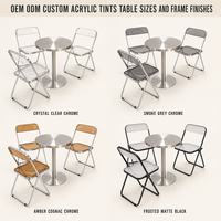 Direktverkauf ab Werk Modernes Design Langlebiges Material für Elegantes Indoor-Erlebnis Edelstahl-Rundtisch