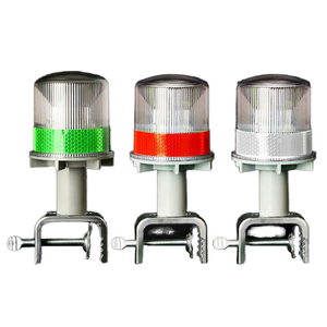 Luz de Navegación Marina Solar Intermitente LED, Luz de Advertencia Intermitente Solar, Luz de Cono de Tráfico Solar - Product Image 1